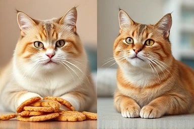 Cat treat moderation, healthy cat diet