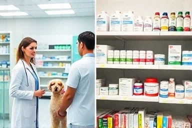 Comparison of pet medication purchase locations: vet clinic vs pet pharmacy.