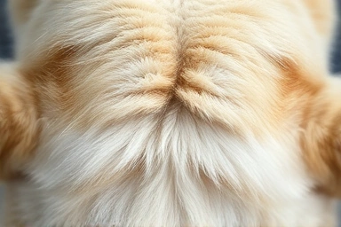Cat's abdominal pouch, healthy feline anatomy
