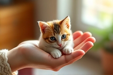 Cat's safety and owner's love