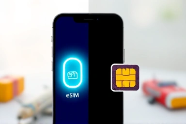 eSIM vs physical SIM card choice for travel data