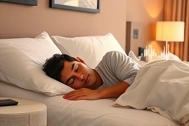 Peaceful sleep with noise-canceling earplugs