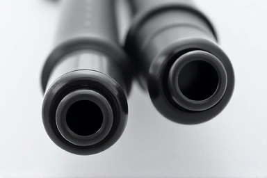 Close-up of magic curler barrels in different sizes.