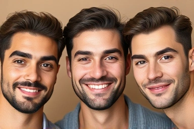 Men with perfectly groomed, confident eyebrows.