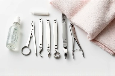Professional cuticle nipper set for men