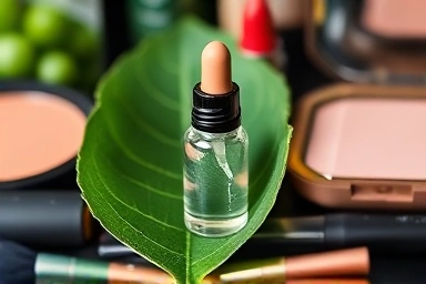 Beauty products symbolizing redness correction and skin soothing.
