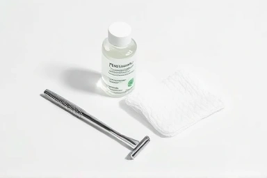 Hygiene essentials for safe eyebrow grooming.