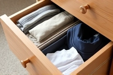 Organized drawer revealing smart storage solutions.