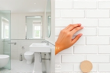 Bathroom renovation comparison: overlay vs. full renovation.