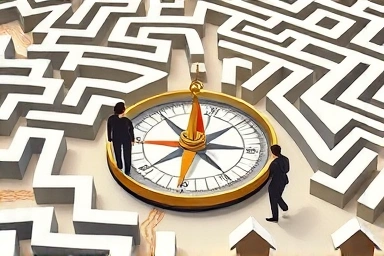 Compass guiding a family through a maze of child support.