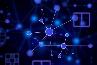 Abstract neural network symbolizing mathematical insight and learning.