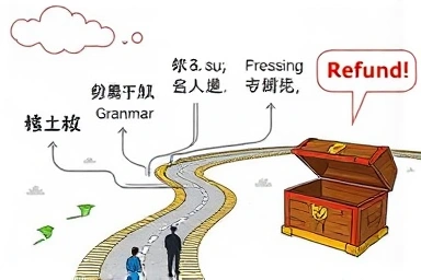 Japanese language learning journey, refund reward, achievement