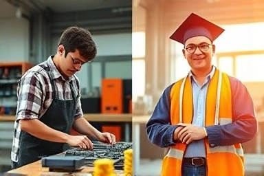 Technical training and successful career outcomes at Korean Polytechnic.