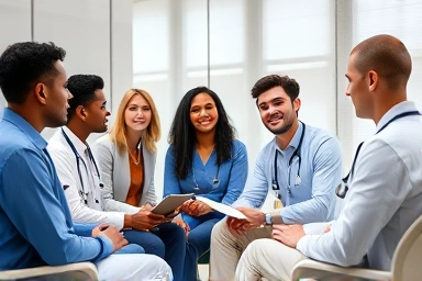 University medical interview preparation session