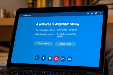 Language learning app interface with dual subtitles.