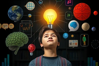 Student achieving insight with metacognitive learning.