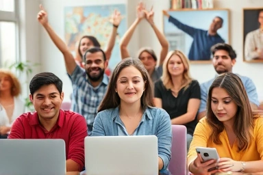 People learning and developing skills