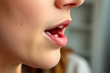 Person speaking English fluently with phonetic wave visualization.