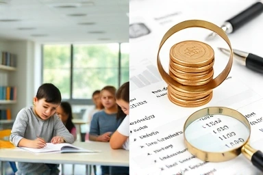 Private school education costs compared with financial planning.