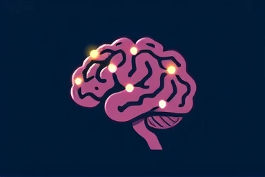 Brain graphic symbolizing learning and memory enhancement