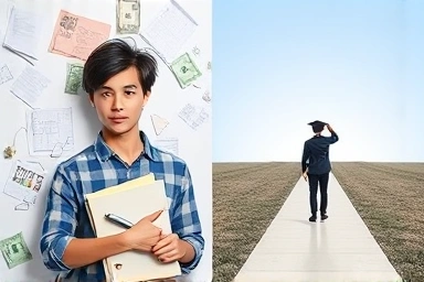 Student's journey from academic confusion to success through smart choices