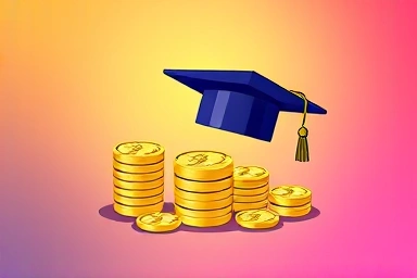 Symbolic representation of learning savings and discounts.