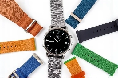 Variety of Samsung Galaxy Watch straps for personalization