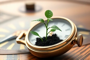 Symbolic image of watch investment and timeless value.