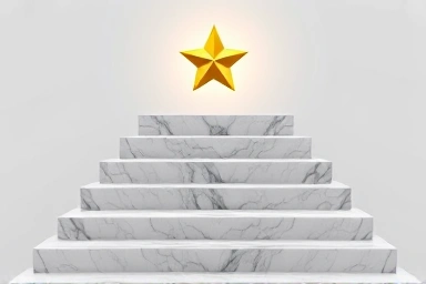 Symbolic representation of tiered loyalty programs and exclusivity.