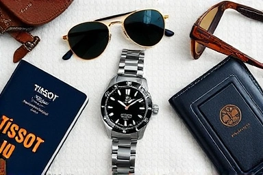 Tissot PRC200 watch with travel accessories, smart buy