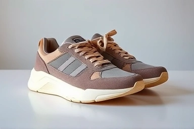 Stylish ugly sneakers with elevated sole