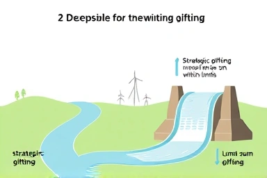 Financial gifting strategy infographic, tax efficiency, wealth planning