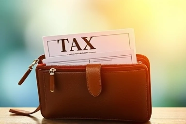 Symbolic image of financial gain from tax deductions