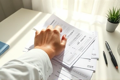 Organizing financial documents for tax optimization