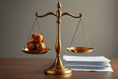 Symbolic representation of wealth transfer and tax planning.