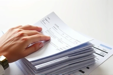 Organizing financial documents for clear tax reporting.