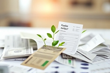 Financial growth from organized tax documentation.