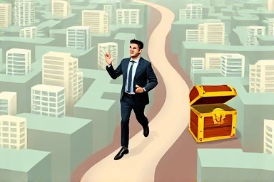 Person successfully navigating financial regulations to claim tax benefits.