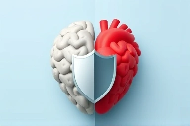 Shield protecting brain and heart