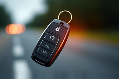 Symbolic car key representing single driver insurance savings