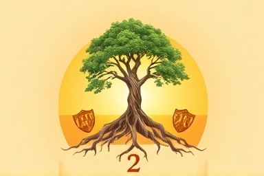 Symbolic image of child's future protection and growth.