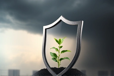 Shield protecting future pension rights from hardship.