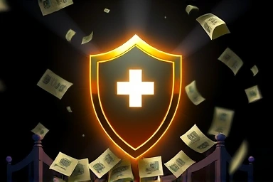 Shield protecting family from medical bills