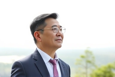 Korean individual planning secure financial future with annuity insurance.