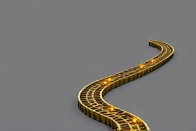 Metaphor of stable fixed-rate annuity path versus uncertain variable investment.