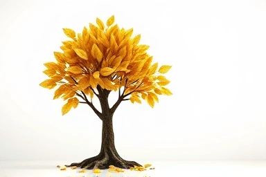 Symbolic image of growing retirement funds and financial growth.