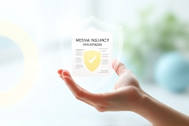 Financial protection with health insurance documents.