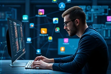 Developer choosing the right outsourcing platform for project success.