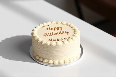 Mini bento box cake with custom message