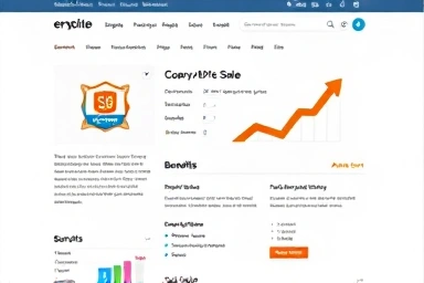 Professional e-commerce product page design symbolizing sales growth